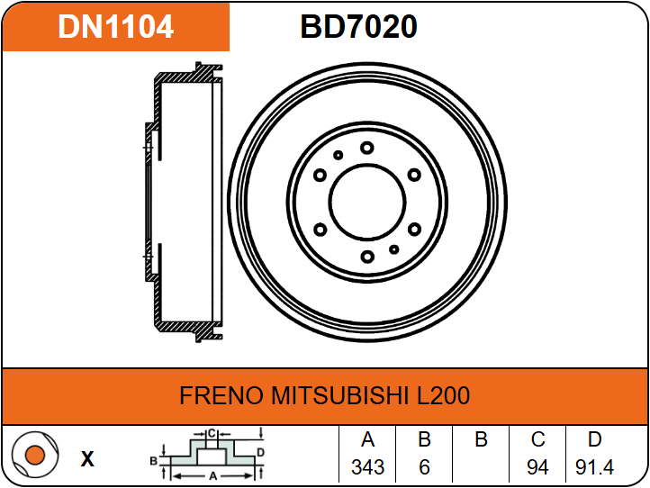 Producto NiBK DN1104