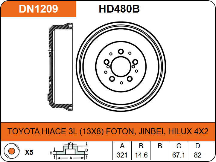 Producto NiBK DN1209