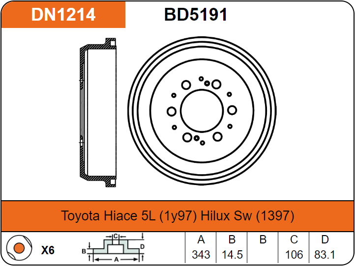 Producto NiBK DN1214
