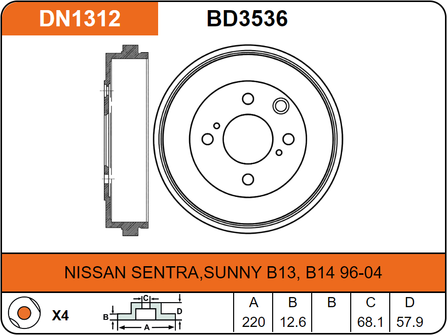 Producto NiBK DN1312