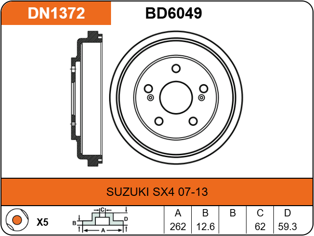 Producto NiBK DN1372