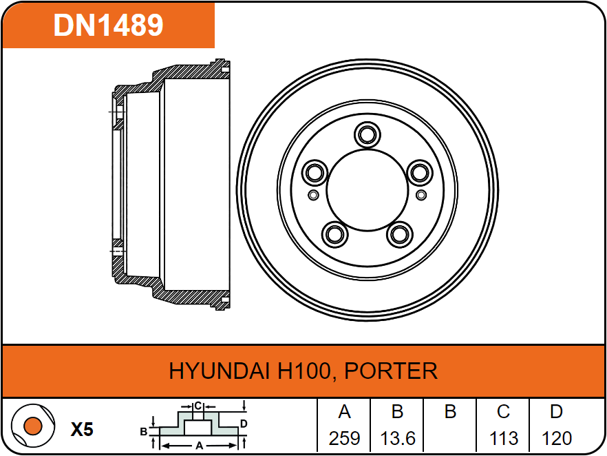 Producto NiBK DN1489