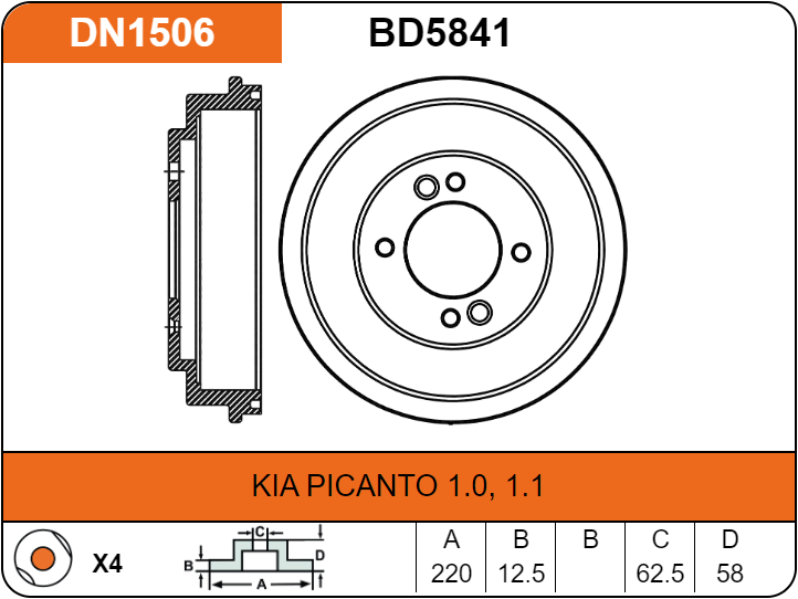 Producto NiBK DN1506