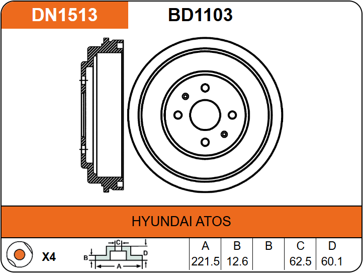 Producto NiBK DN1513