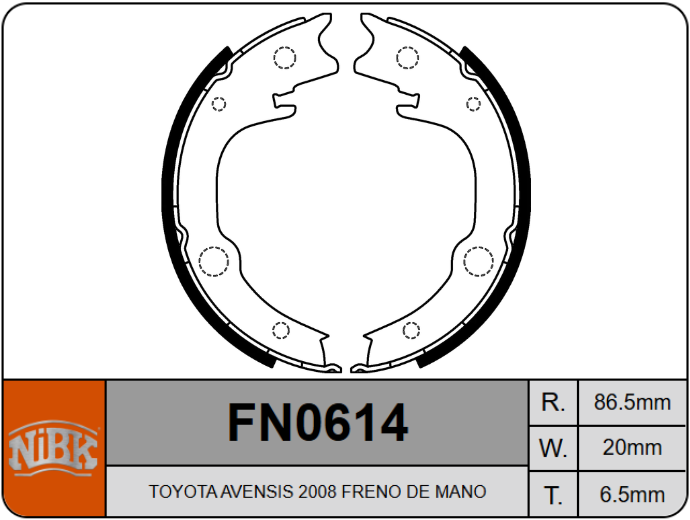 Producto NiBK FN0614