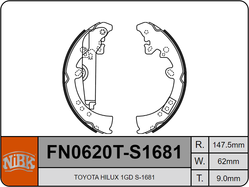 Producto NiBK FN0620T