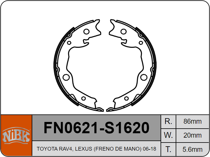 Producto NiBK FN0621