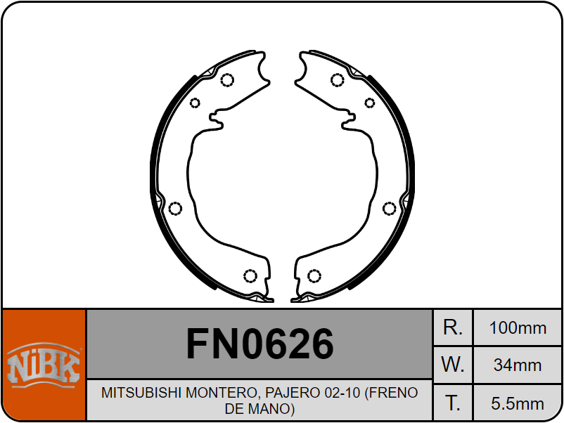 Producto NiBK FN0626