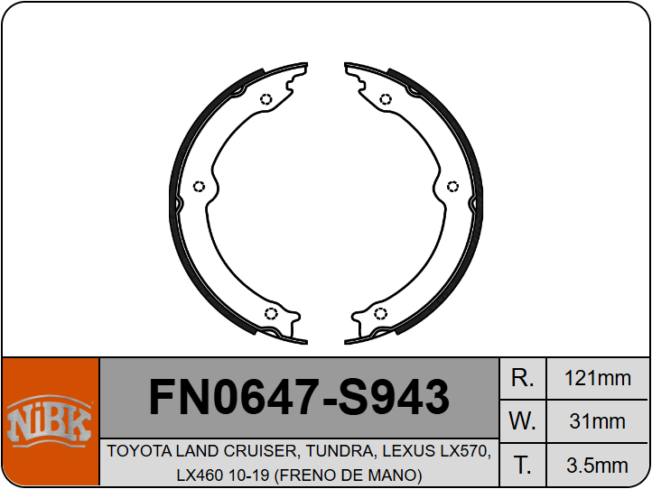 Producto NiBK FN0647