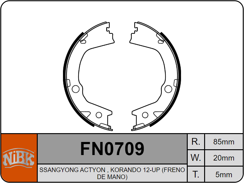 Producto NiBK FN0709