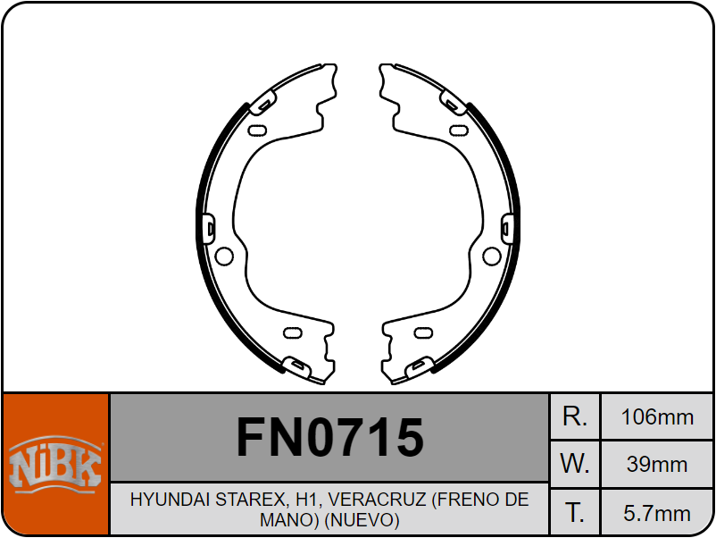 Producto NiBK FN0715