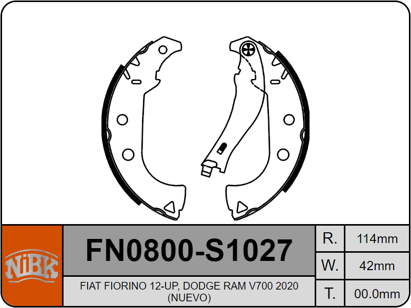 Producto NiBK FN0800