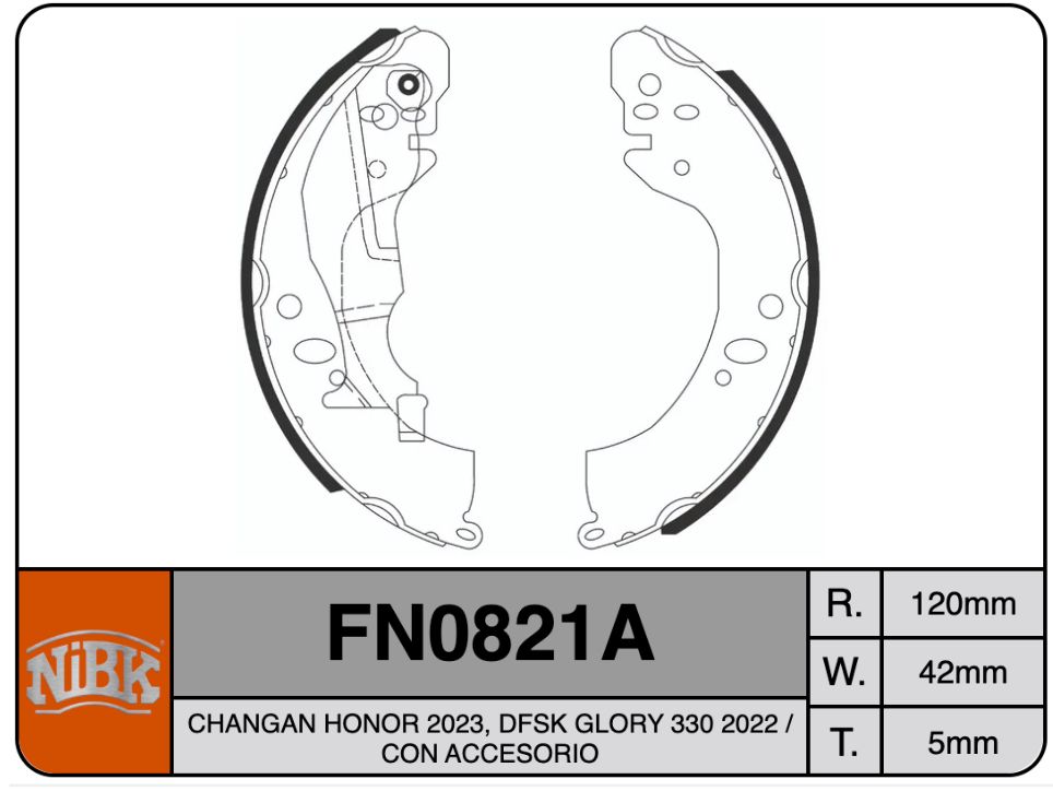 Producto NiBK FN0821A