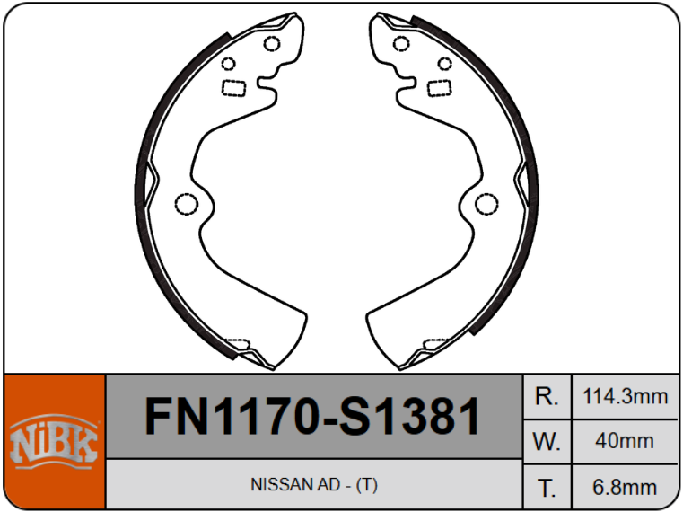 Producto NiBK FN1170