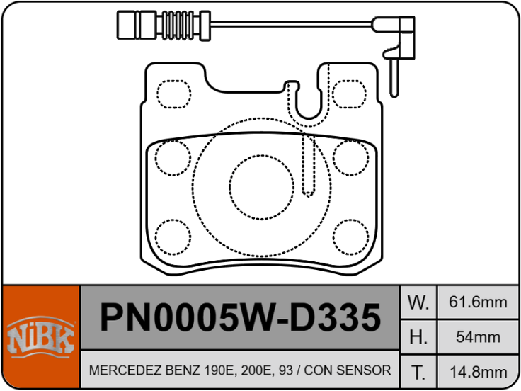 Producto NiBK PN0005W