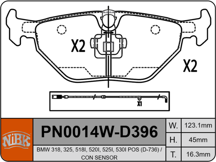 Producto NiBK PN0014W