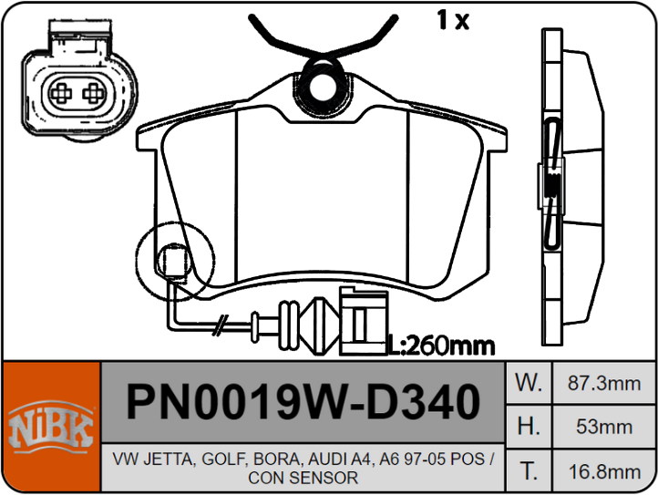 Producto NiBK PN0019W