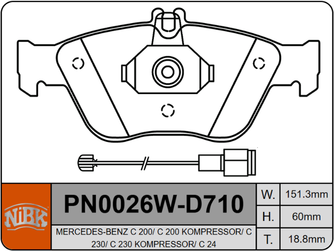 Producto NiBK PN0026W