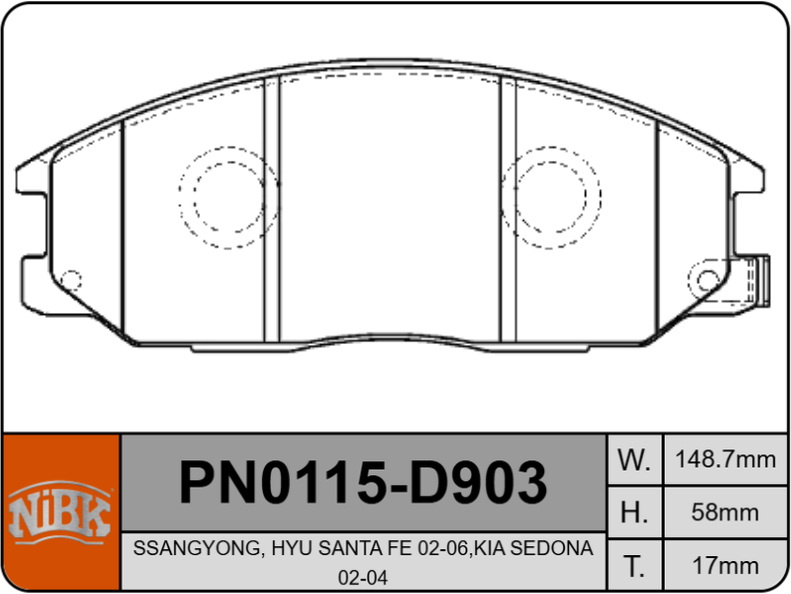 Producto NiBK PN0115