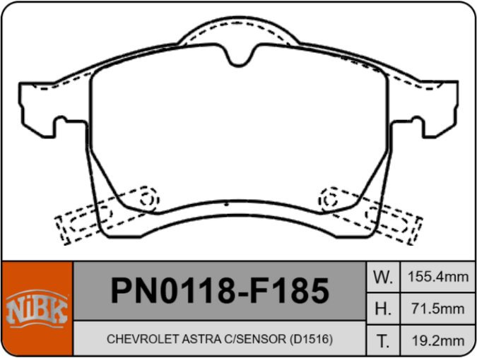 Producto NiBK PN0118