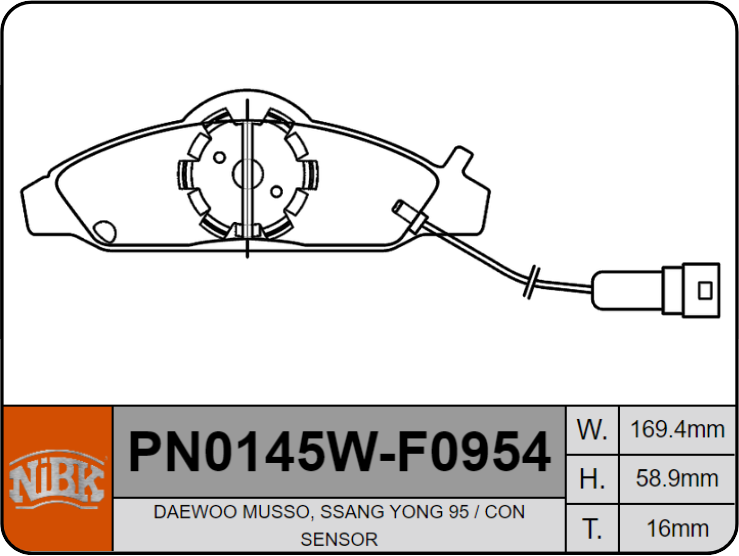 Producto NiBK PN0145W