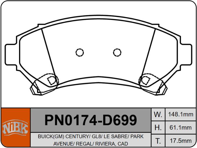 Producto NiBK PN0174