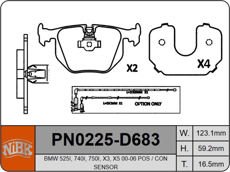 Producto NiBK PN0225