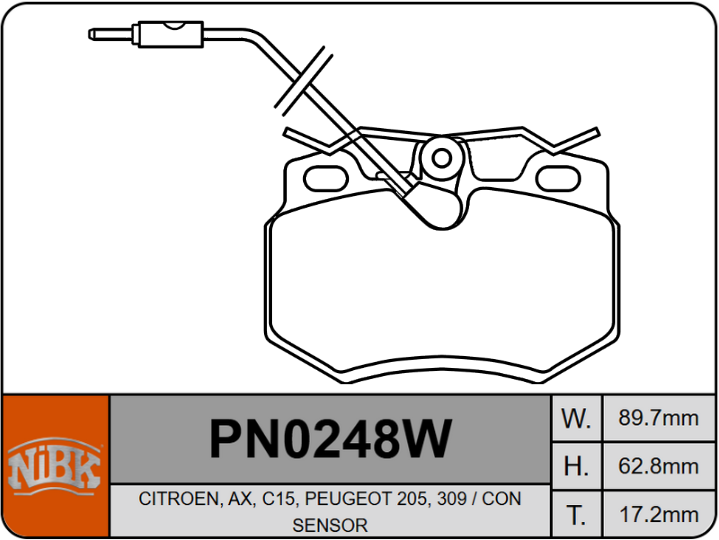 Producto NiBK PN0248W