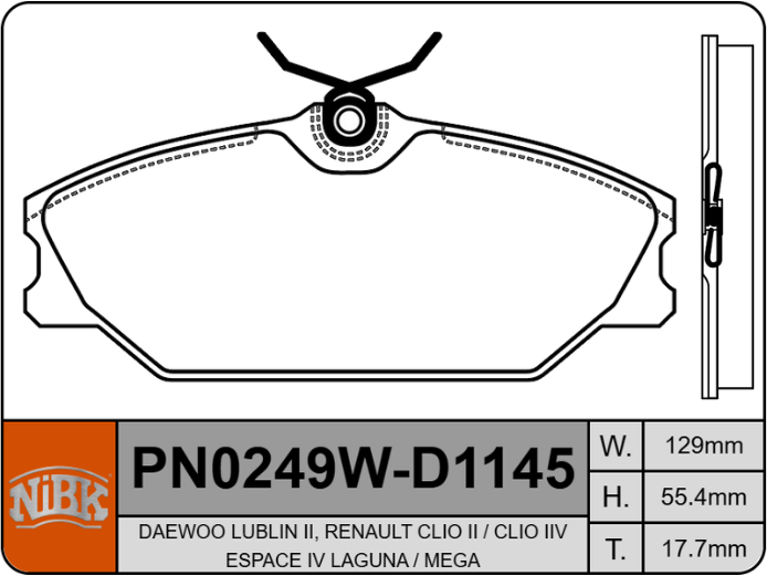Producto NiBK PN0249W