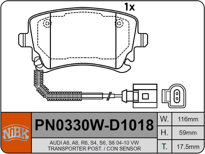 Producto NiBK PN0330W