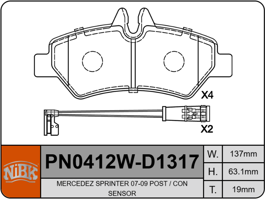 Producto NiBK PN0412