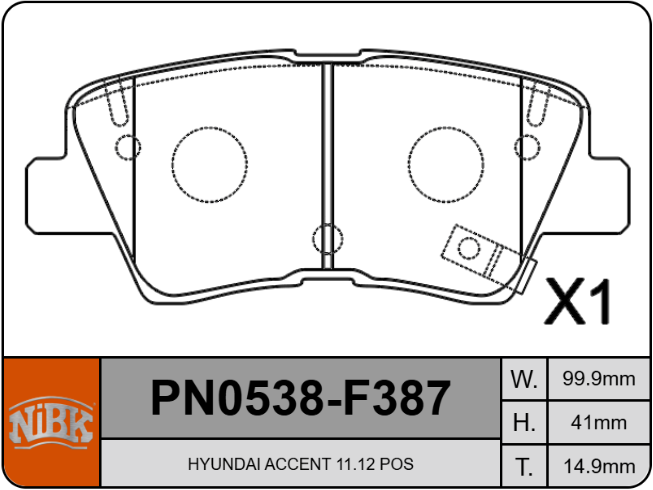 Producto NiBK PN0538