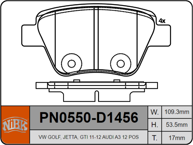 Producto NiBK PN0550