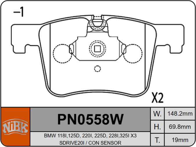 Producto NiBK PN0558W