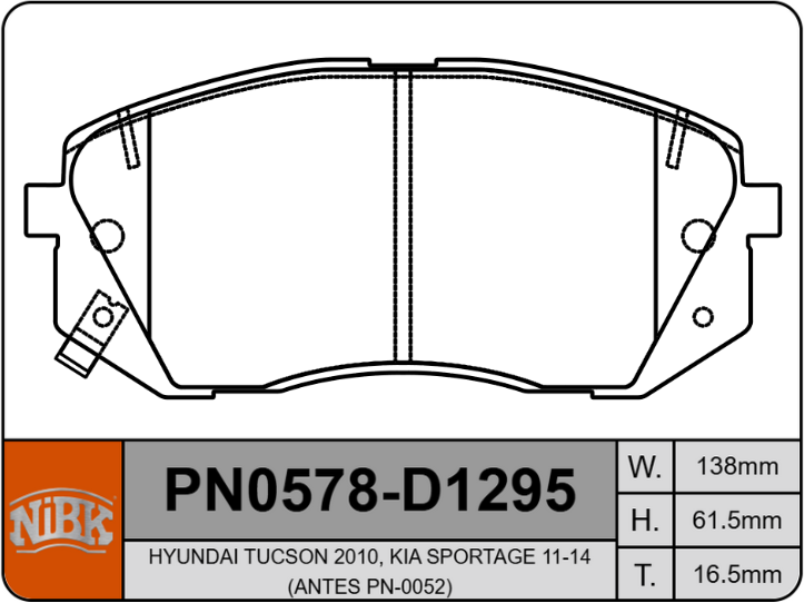Producto NiBK PN0578