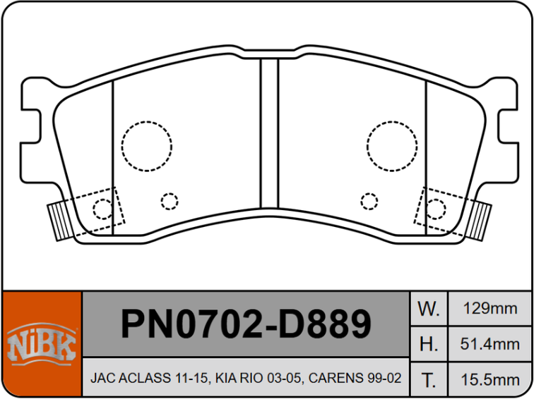 Producto NiBK PN0702