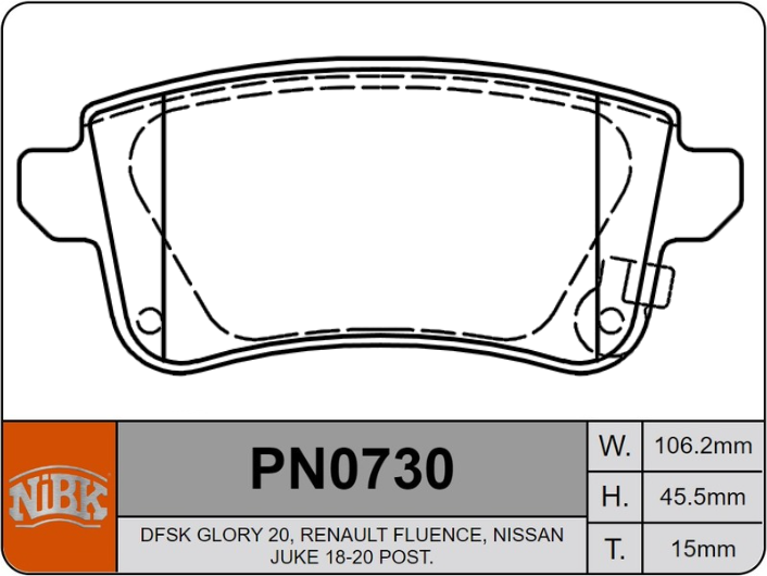 Producto NiBK PN0730