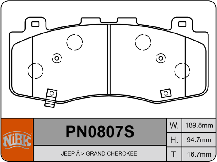 Producto NiBK PN0807S