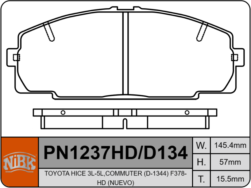 Producto NiBK PN1237HD