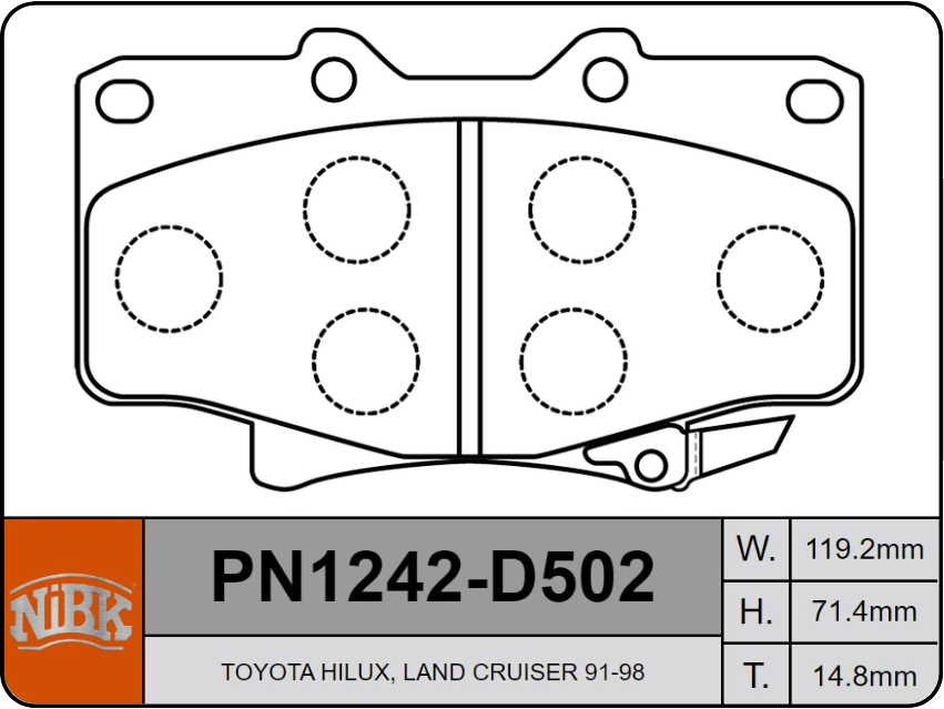 Producto NiBK PN1242