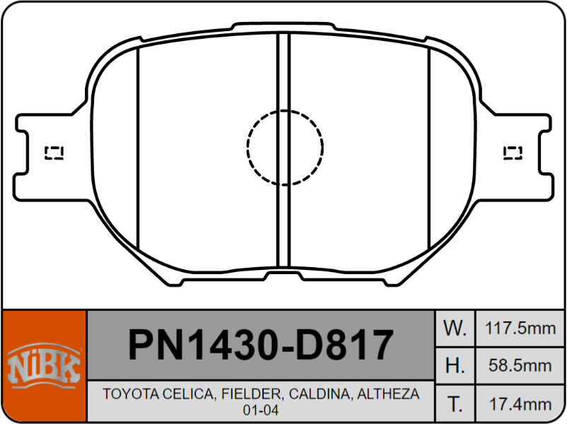 Producto NiBK PN1430