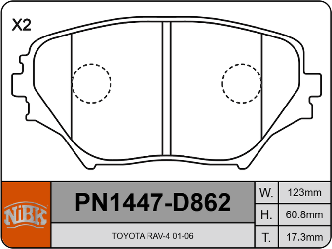Producto NiBK PN1447