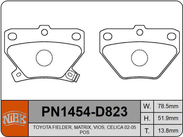 Producto NiBK PN1454