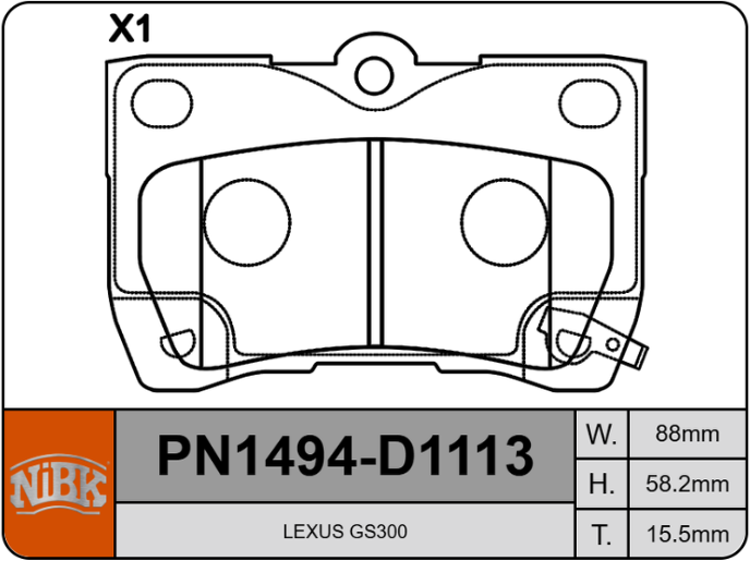 Producto NiBK PN1494