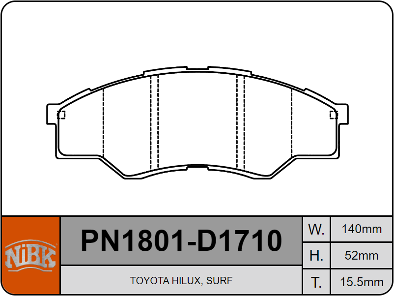 Producto NiBK PN1801