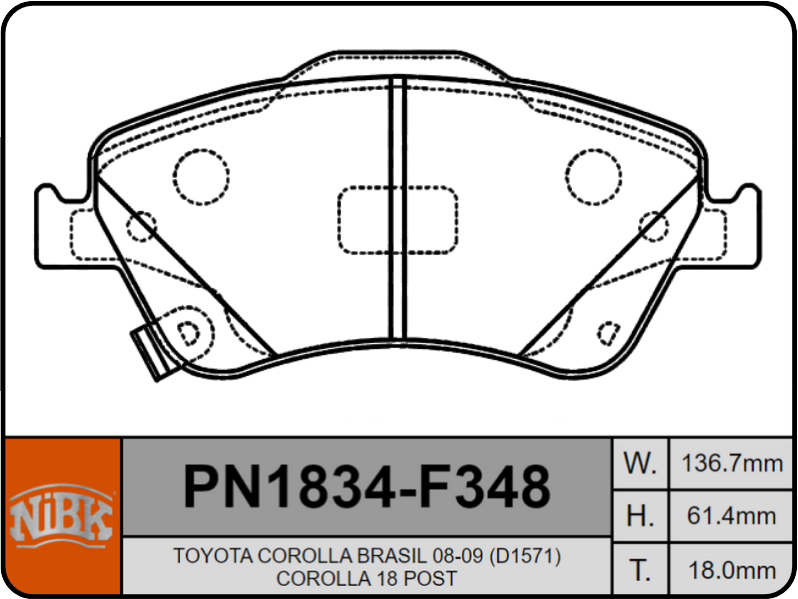 Producto NiBK PN1834