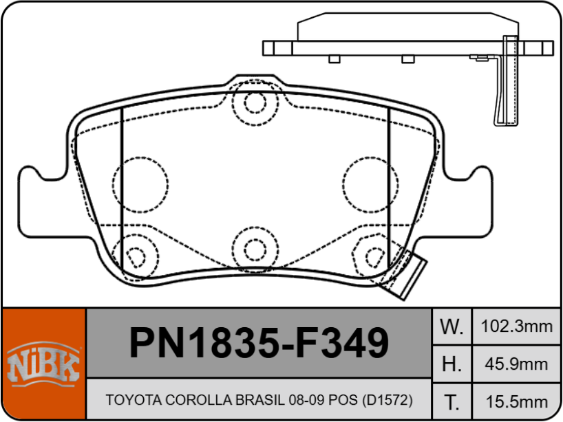 Producto NiBK PN1835