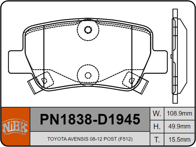 Producto NiBK PN1838
