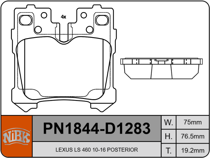 Producto NiBK PN1844
