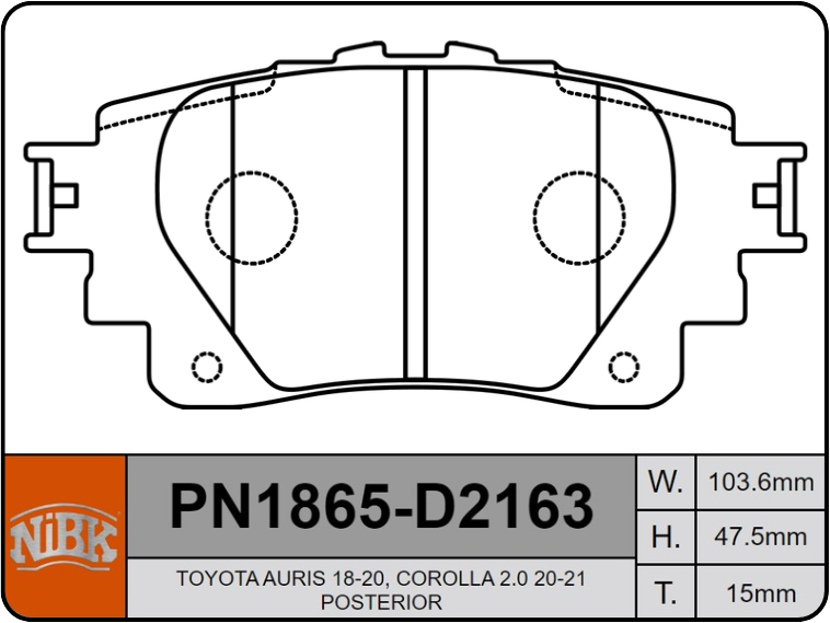 Producto NiBK PN1865